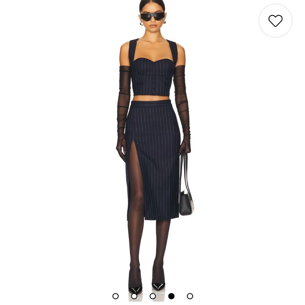 Retrofete Elegant Black Pinstripe Set
